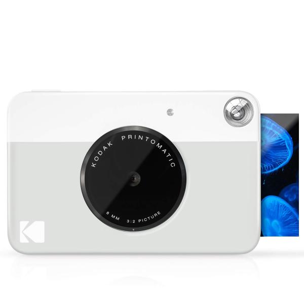 Kodak PRINTOMATIC デジタル インスタント プリント カメラ (グレー)、Zink ...