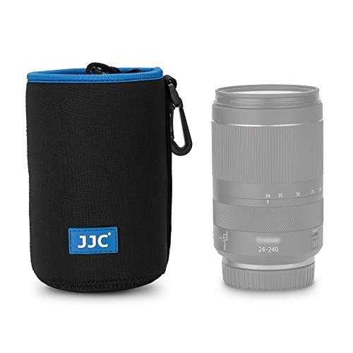 JJC 巾着ネオプレンカメラレンズポーチケース 保護レンズバッグ 最大3.5 x 6.7 (D X ...