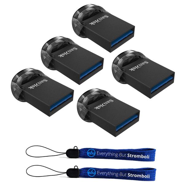 SanDisk USBフラッシュドライブ CZ430-032G-5Pk-Lan ブラック