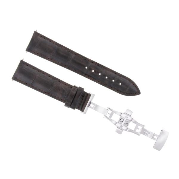 腕時計パーツ 互換品 24mm Leather Watch Strap Band Compatibl...