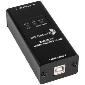 Dayton Audio DAC01 USBオーディオDAC 24ビット/96kHz RCA出力｜valueselection