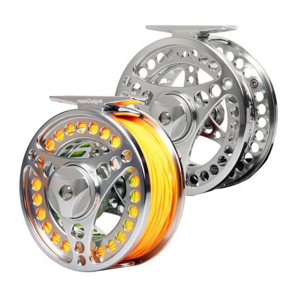 ANGLER DREAM リール Fly Reel Orange Line Combo