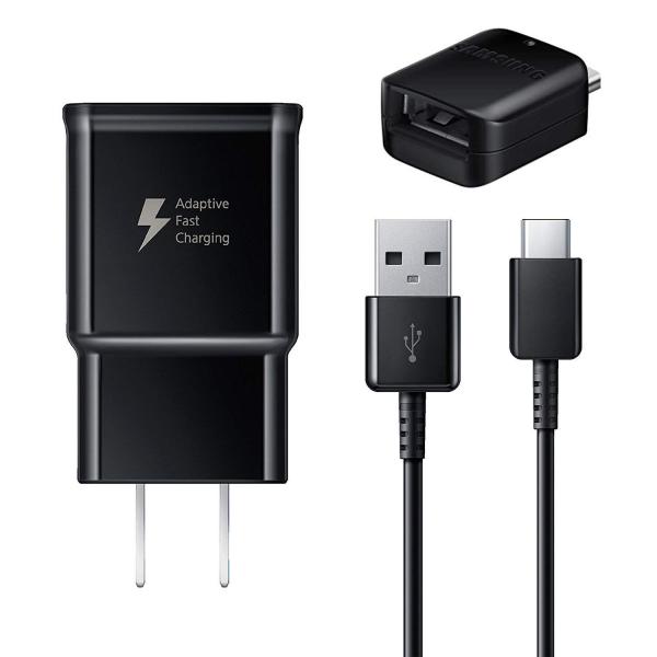 Samsung Fast Adaptive Wall Adapter Charger Plug Co...