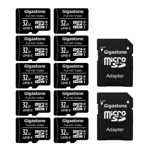 Gigastone マイクロSDカード Micro SD Card 32GB マイクロSDカード 3...
