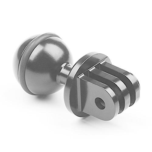 QKOO カメラマウント クランプ Aluminum Ball Mount シルバー