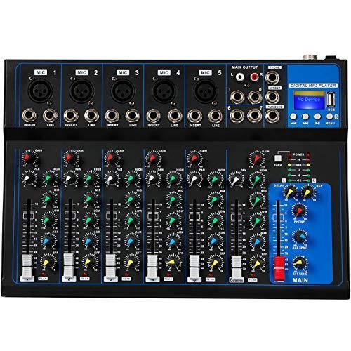 Depusheng HT7 Bluetooth Portable Audio Mixer w/USB...