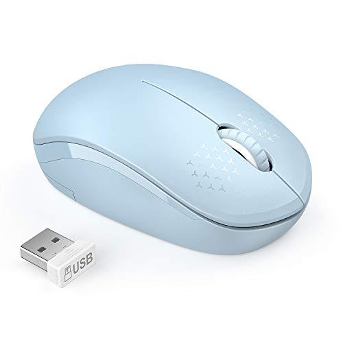seenda マウス Wireless-Mouse-WGSB-012-Light Blue ライトブ...