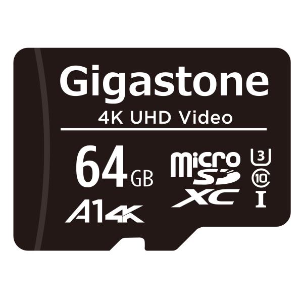 [Gigastone] 64GB Micro SD Card, 4K UHD Video, Surv...