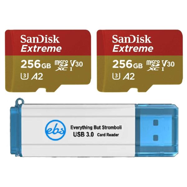 SanDisk 256GB Micro SDXC Extreme Memory Card (2 Pa...