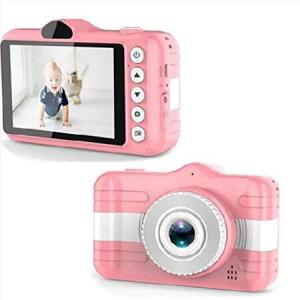 Kids Camera for Girls Digital Child Camera with 3.5 Inch Screen Rechargeable Children Camcorder for Girls Boys, Support Flashlight/Video Recording/Pla｜valueselection