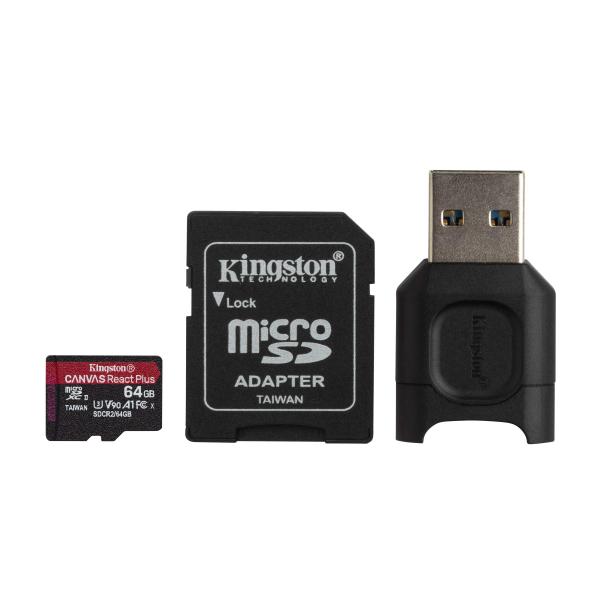 キングストン microSD 64GB 最大285MB/s UHS-II U3 V90 A1 カード...