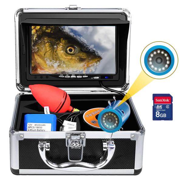 Portable Underwater Fishing Camera, okk Upgraded W...