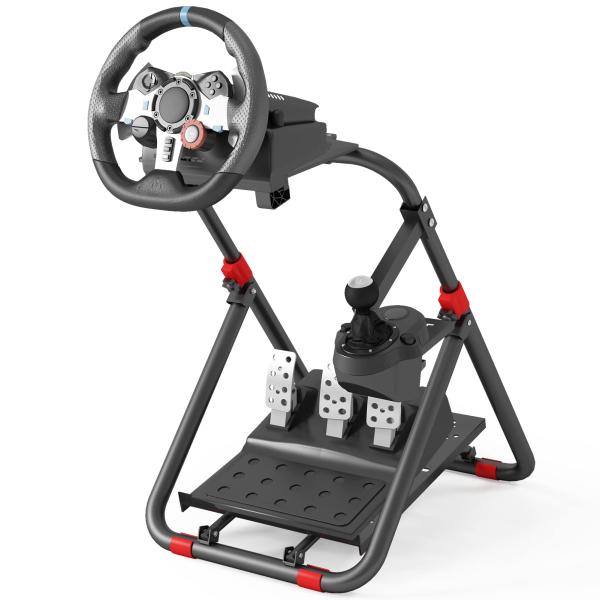 DIWANGUS Racing Steering Wheel Stand Collapsible T...