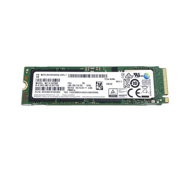 Samsung SSD 256GB PM981a M.2 2280 PCIe Gen3 x4 NVM...