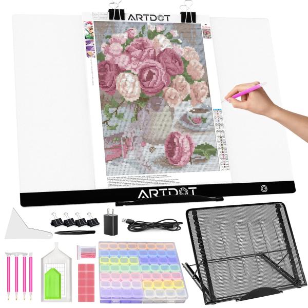 ARTDOT A2 LED Light Pad for Diamond Painting USB P...