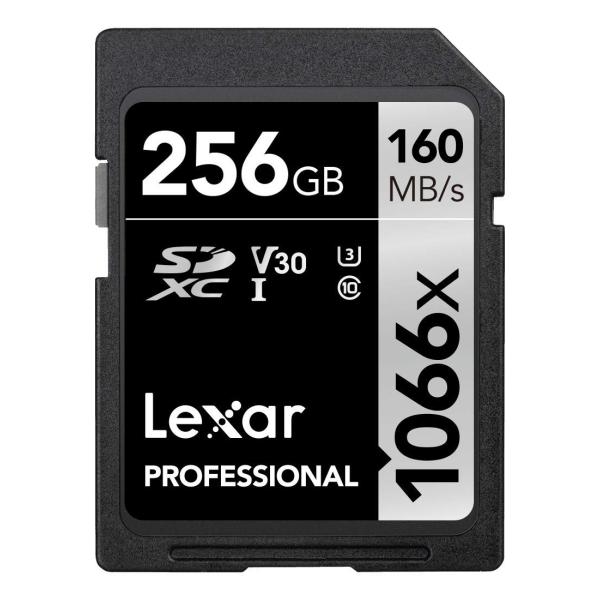 Lexar Professional 1066x 256GB SDXC UHS-I カードシルバーシ...