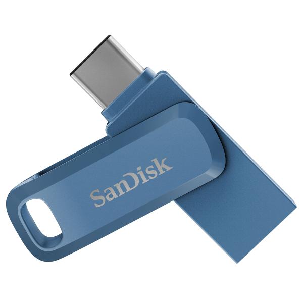 SanDisk USBフラッシュドライブ SDDDC3-128G-G46NB ブルー