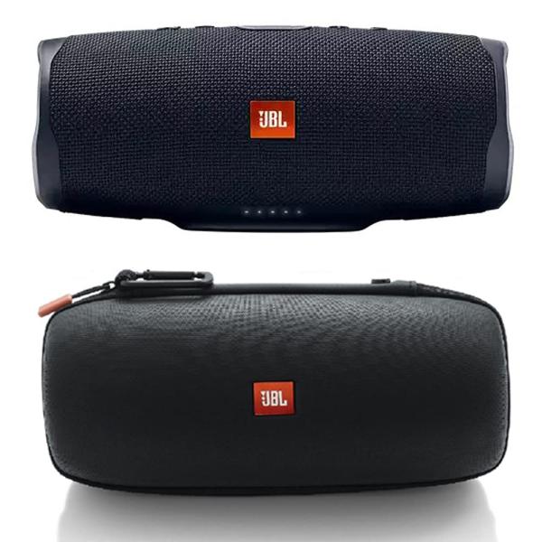 JBL Charge 4 Black Bluetooth Speaker with JBL Auth...