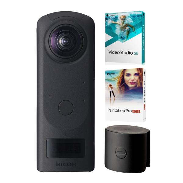 Ricoh Theta Z1 360 カメラ 51GB 内部ストレージバンドル レンズキャップとCo...