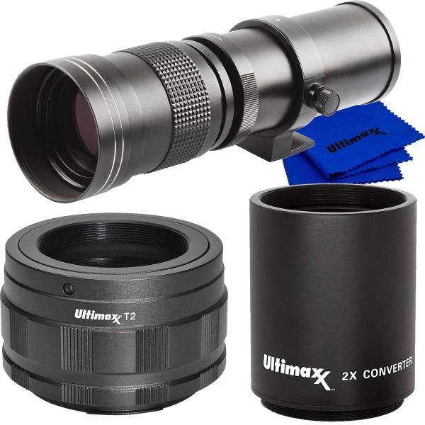 Ultimaxx 420-800mm f/8.3-16 Super HD Telephoto Zoo...