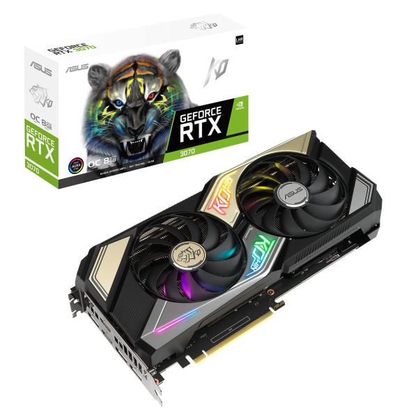 ASUS グラフィックスカード KO-RTX3070-O8G-V2-GAMING