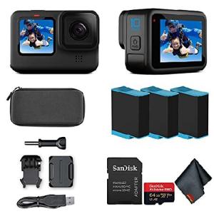 GoPro HERO10 (Hero 10) Black - Waterproof Action Camera with Front LCD and Touch Rear Screens, GP2 Engine, 5K HD Video, 23MP Photos, Live Streaming, 6｜valueselection