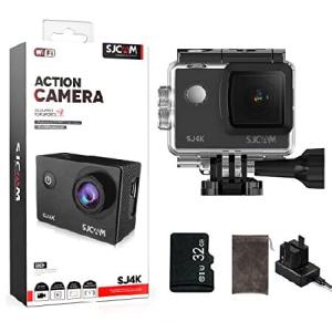 SJCAM SJ4K 4K30FPS Action Camera WiFi Ultra HD Underwater Camera 170 Degree Wide Angle 98FT Waterproof Camera with 32G Memory Card｜valueselection