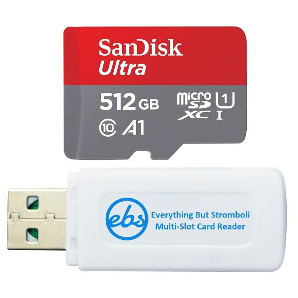 SanDisk 512GB MicroSDXC Ultra Memory Card Works wi...