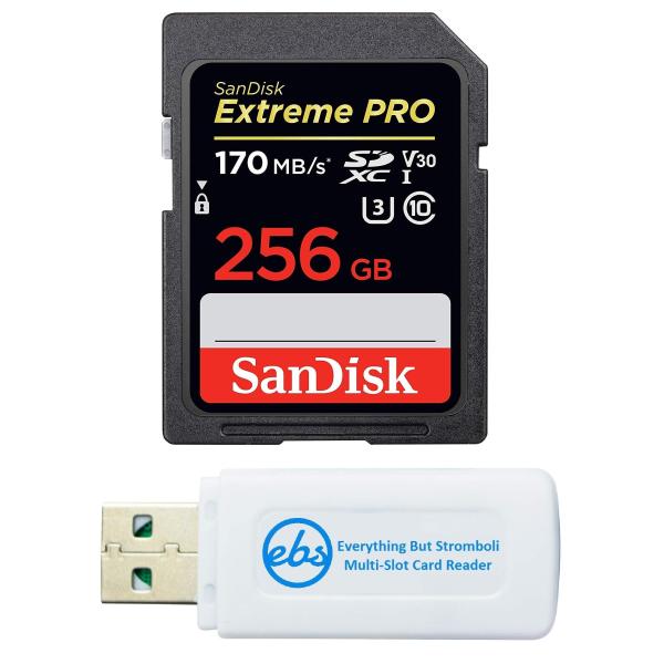 SanDisk 256GB SDXC Extreme Pro Memory Card Works w...