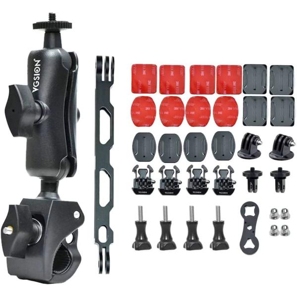 VGSION 360 Camera Motorcycle Kit Helmet Mount Hand...