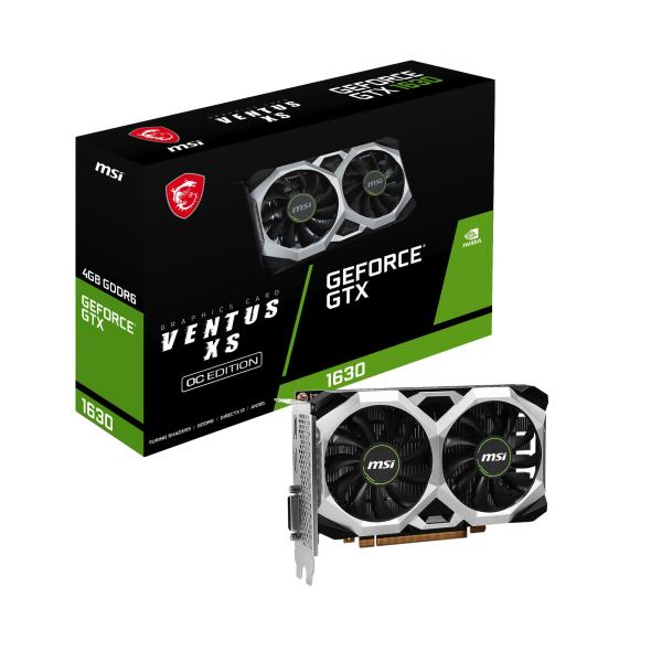 MSI GeForce GTX 1630 VENTUS XS 4G OC グラフィックスボード VD...