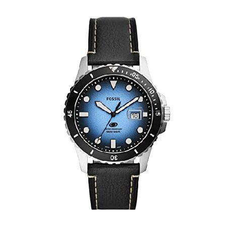 Fossil Men&apos;s Fossil Blue Quartz Stainless Steel an...