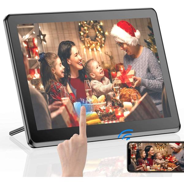 Digital Picture Frame WiFi 10 Inch Smart Digital P...