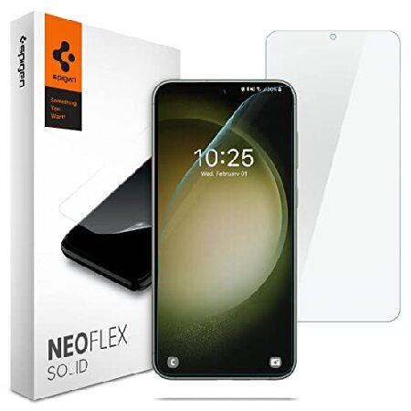 Spigen NeoFlex Solid フィルム Galaxy S23 用 全面保護 PET素材 ...