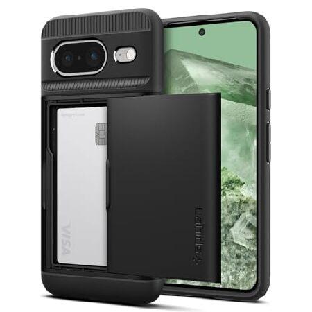 Spigen Google Pixel8 ケース カード 収納 MIL規格取得 耐衝撃 指紋防止 傷...