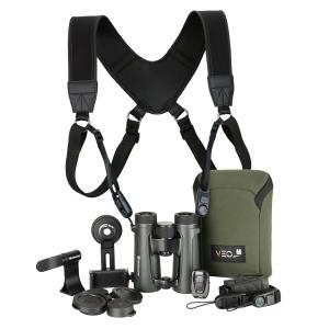 Vanguard VEO HD IV 1042 Bundle - Includes 10x42mm Binocular, Deluxe Chest Harness, Binocular Tripod Adapter, and Digiscoping Adapter
