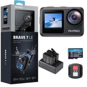 AKASO Brave 7 LE 4K30FPS 20MP WiFi Action Camera w...