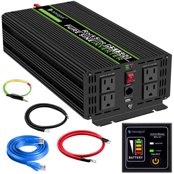 Novopal 1500w/3000w(Peak) Pure Sine Wave Inverter ...