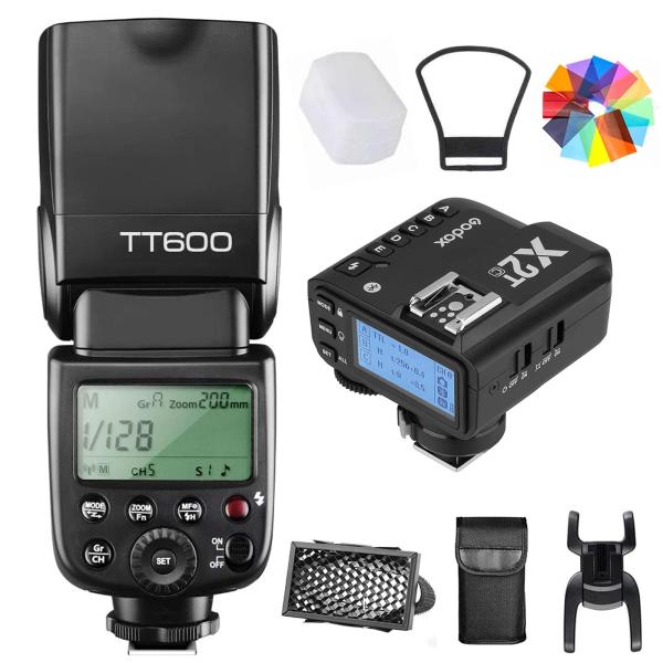 GODOX TT600 カメラフラッシュスピードライト Godox フラッシュトリガー X2T-C ...