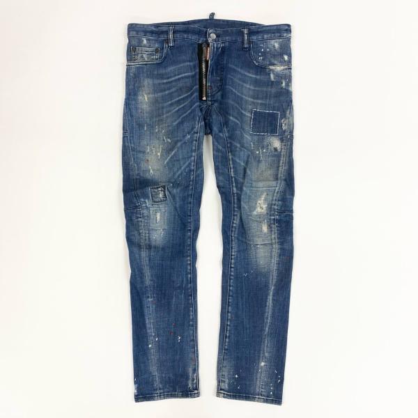 12i26 DSQUARED2 ディースクエアード Tidy Biker Jean ダメージ加工デニ...