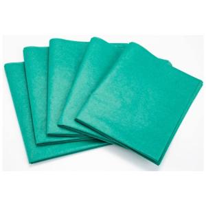 グリーンパーチ 50.6×38.1mm 4切 100枚 耐水紙 保鮮紙 熟成 薄紙 クッキンシート 魚 保存 紙 グリーンシート 魚を包む緑