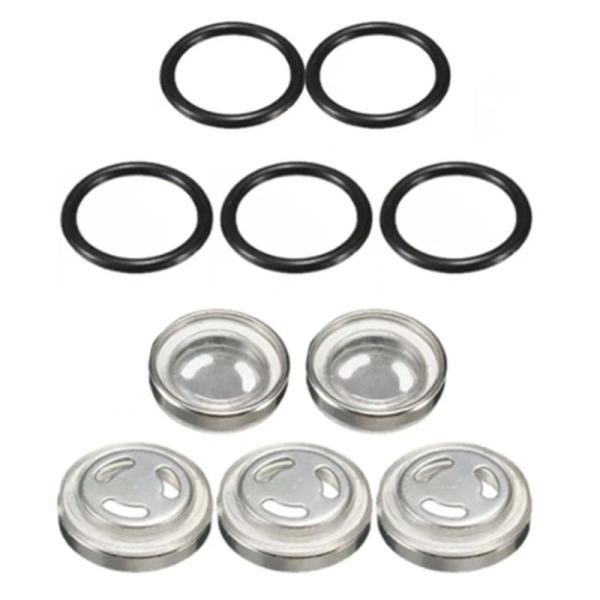 LIKENNY 高品質 マスターシリンダー 確認窓 ブレーキフルード確認窓 5セット 18mm マス...