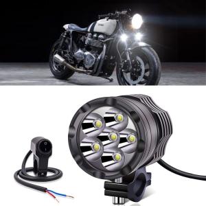 Aoling バイク フォグランプ LED 9LED オートバイ補助フォグライト ホワイトスポット配光ヘッドライト 車補助灯 プロジェクター｜valushop-eco
