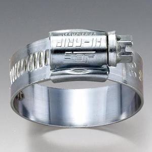 サイズ22〜30 鉄ホースバンド JCS ハイグリップ  マイルドスチール亜鉛メッキ 型式1A 10個入