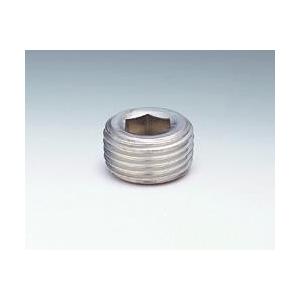 3/4(20A) ステンレスねじ込み継手 六角穴付きプラグ GM-06S SUS304 フローバル