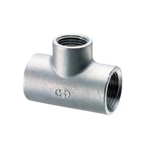 フローバル（FLOBAL） 1/4×1/8 ステンレスねじ込み継手 異径チーズ