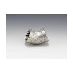 3"(80A) ステンレスねじ込み継手 45°エルボ V45L-24 SUS304 フローバル