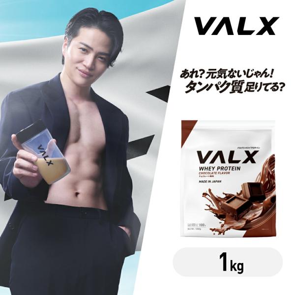 VALX (バルクス) ホエイプロテイン WPC チョコレート風味 山本義徳 1kg  女性 男性