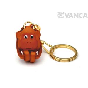 本革製キーホルダー 干支 申 バンカクラフト 革物語 VANCA CRAFT レザー 手作り 雑貨 革小物 グッズ さる 十二支 開運 運気アップ 和雑貨 サル 猿 名入れ可