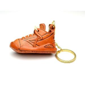 本革製キーホルダー スニーカー バンカクラフト 革物語 VANCA CRAFT レザー 手作り 雑貨 革小物 革製品 日本製 靴 シューズ ファション おしゃれ 名入れ可